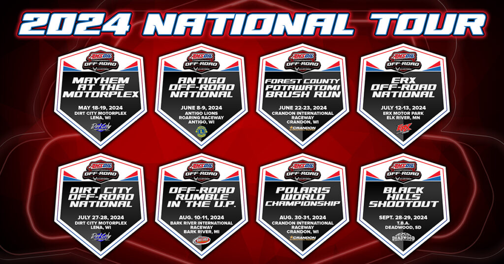 Updated 2024 AMSOIL Championship OffRoad Schedule AMSOIL