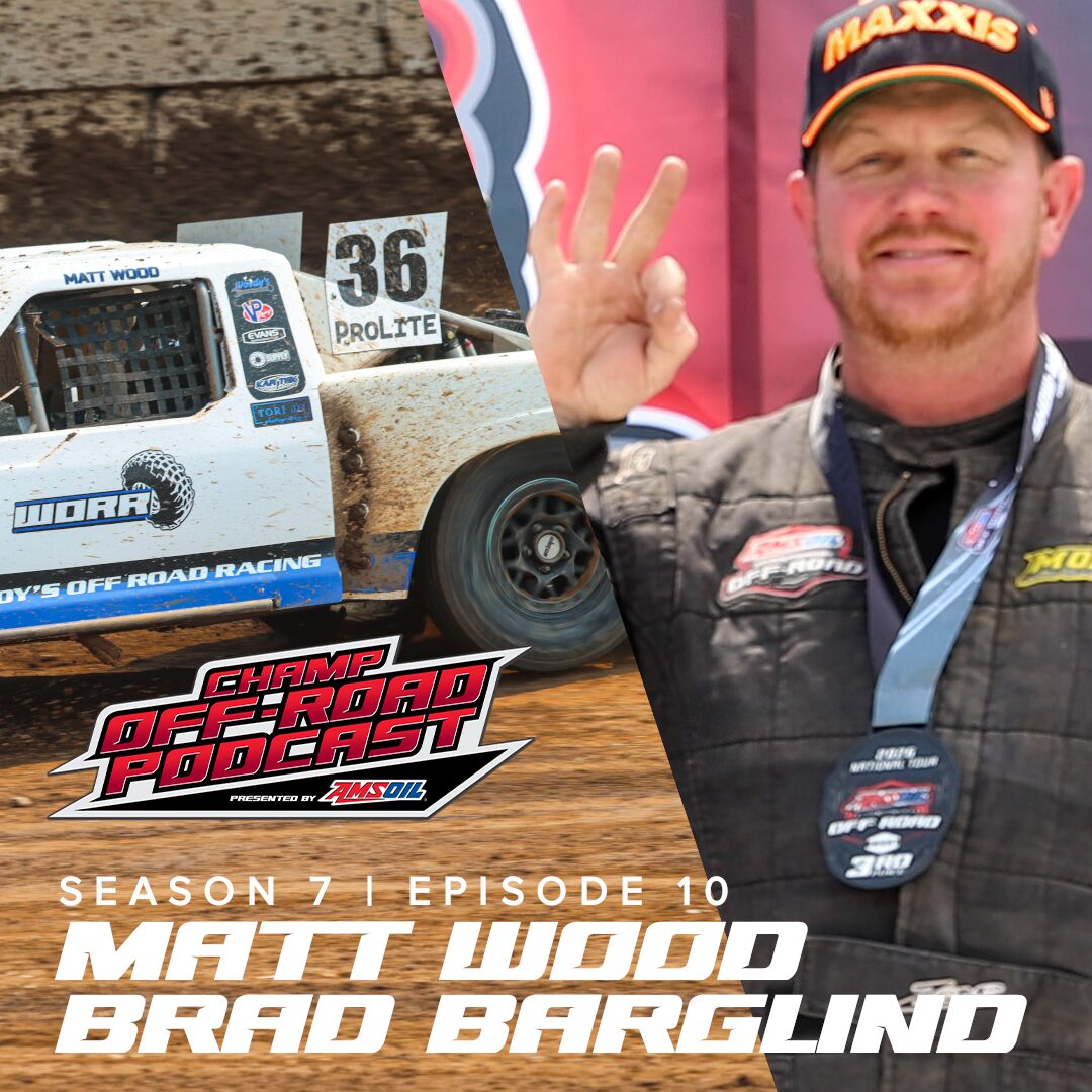 CHAMP OFF-ROAD PODCAST PRESENTED BY AMSOIL: MATT WOOD, BRAD BARGLIND, AND 50 YEARS AT BARK RIVER episode artwork