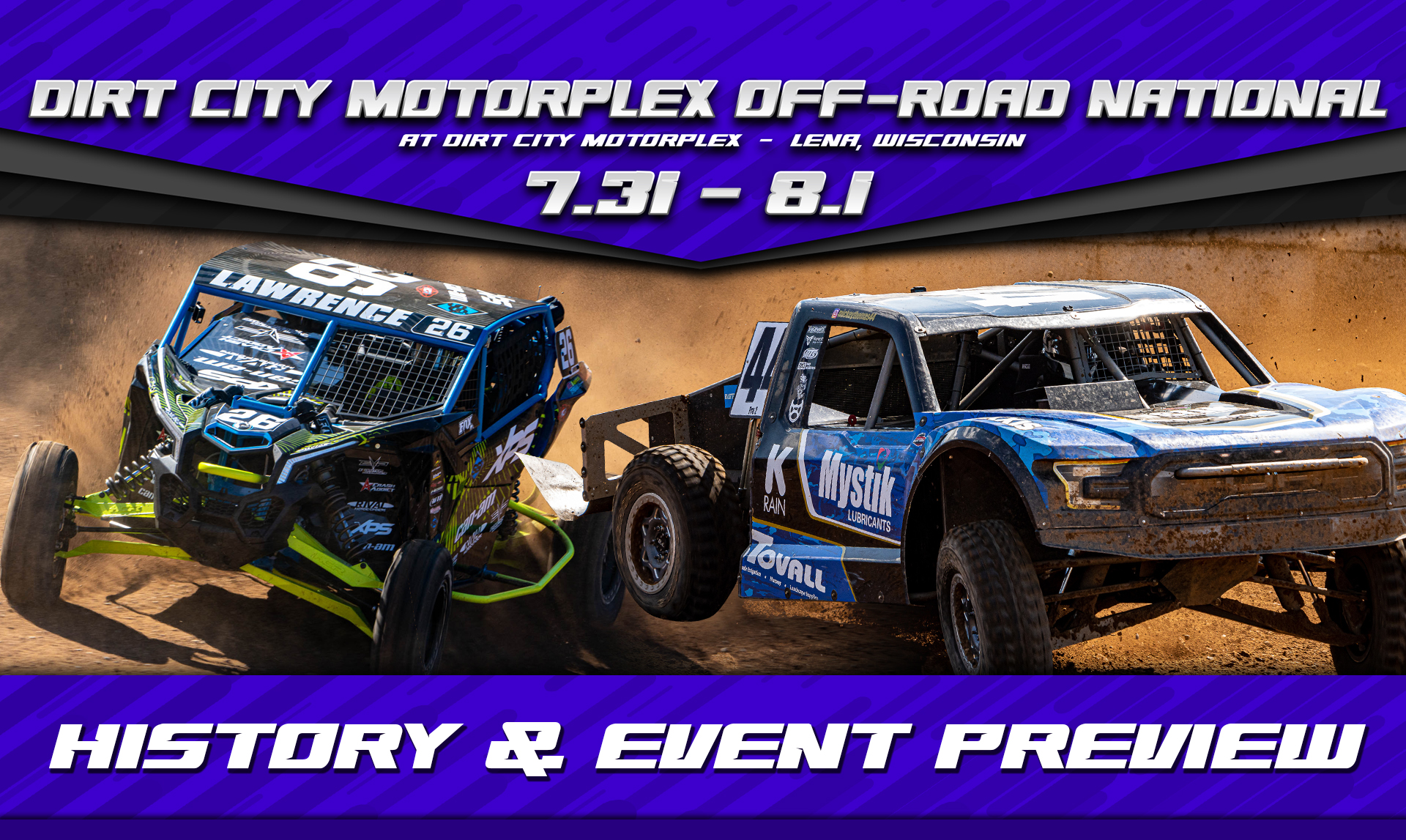 Dirt City OffRoad National Event History & Preview AMSOIL