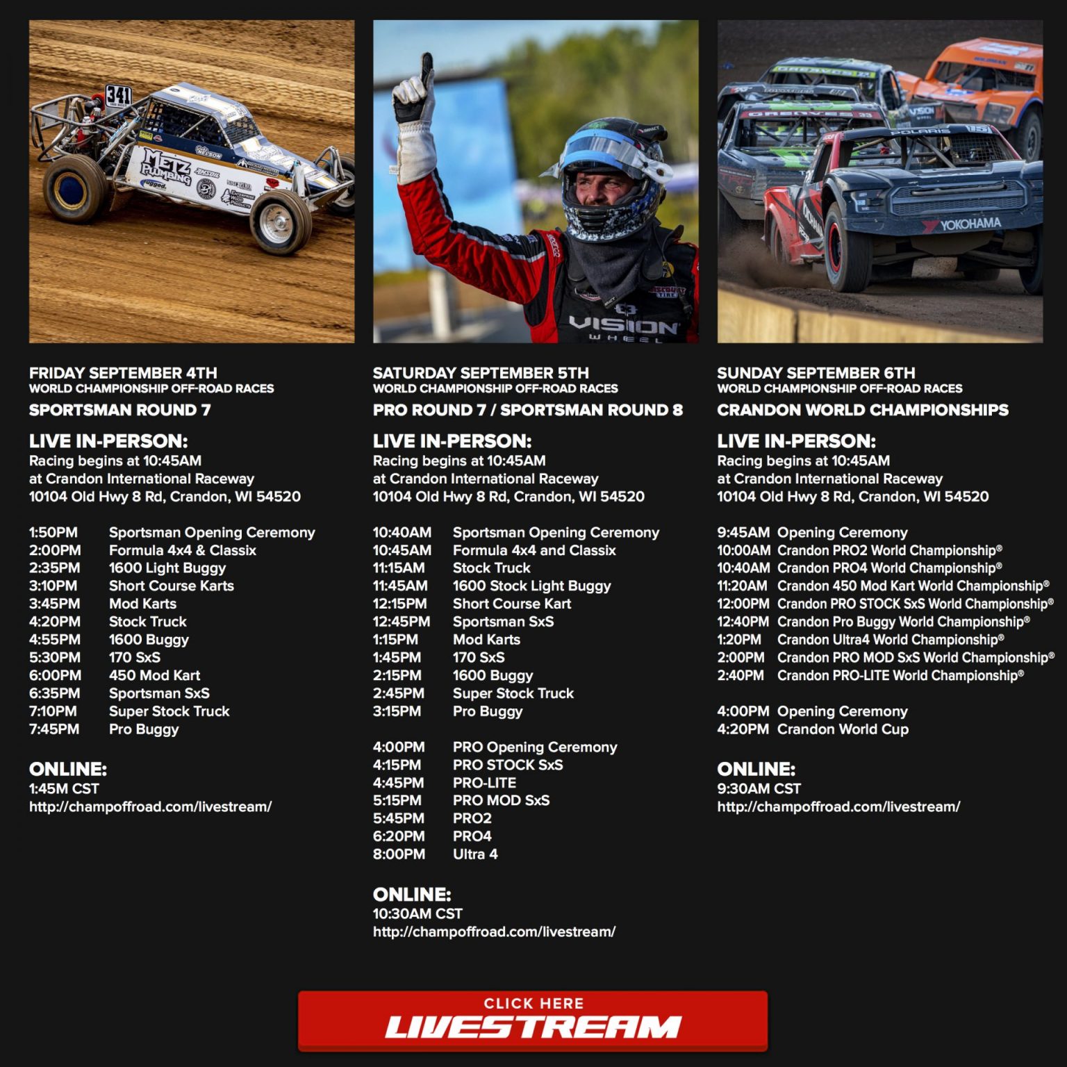 How to Watch the World AMSOIL Championship OffRoad Races AMSOIL
